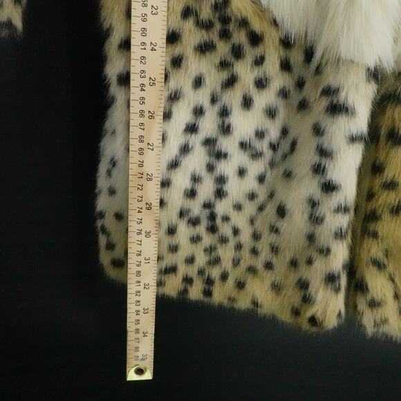 Rare Cheetah Print Coat Faux Fur Mob Wife ASO HIgh School Musical Series SIze XS - Picture 12 of 12